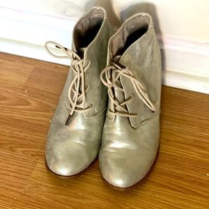 Tom's metallic ankle boots